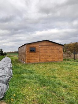 Plechová garáž 5x6m - 2