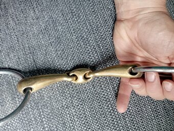 2 x lomené udidlo Waldhausen 12.5 cm - 2