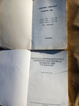 Moskvič 1500-katalog ND a dílenská příručka - 2