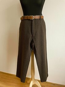 Miu Miu vintage vlněné culottes široké kalhoty - 2