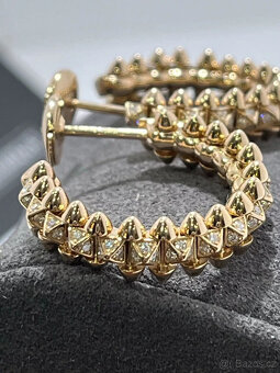 Cartier - Náušnice Clash De Cartier s diamanty - 750-18k růž - 2