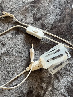 STRÅLA Kabel se zástrčkou, bílá, 4 m - 2