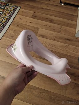 Dětské WC prkénko/redukce, růžové, Bugs Bunny - 2