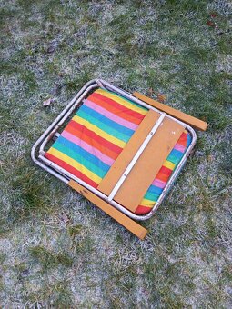 Retro skládací židle / křeslo - 2