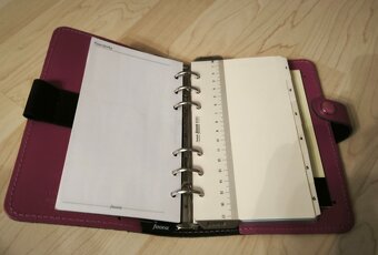 Diář Filofax The Original osobní A6 - Malinový - 2