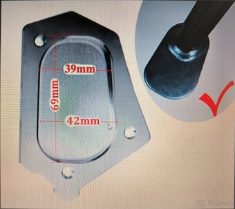 Rozšíření stojánku BMW R1200 (1250)GS Adventure - 2