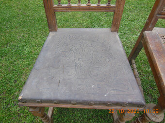 staré židle 2ks na renovaci - 2