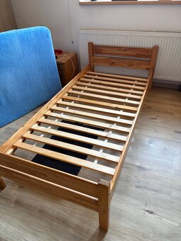 Postel z masivu 90x200cm - 2