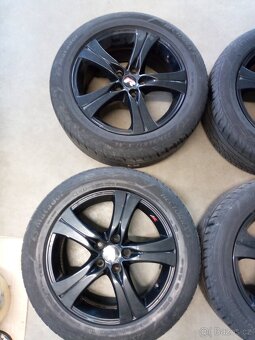 ada alu kol 5x112, 5x120 ET 60 vč. pneu 225/55 R 17 - 2