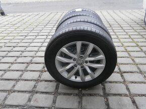 LETNÍ ALU KOLA 5 X 112 VW ORIGINÁL 215 60 16 - 2