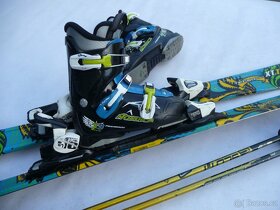 45. Detske lyže TECNO - 120cm + boty NORDICA 37eu + hole SET - 2