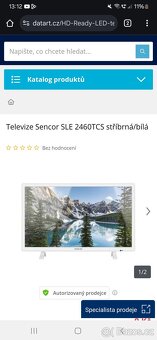 Krásná bílá TV T2 satelit atd - 2
