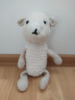 Háčkovaná ovečka ca 30cm - 2