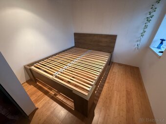 Postel 160x200 + dva lamelové rošty - 2