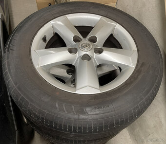 Originální ALU kola Nissan Qashqai 16x6,5J ET40 + pneu - 2