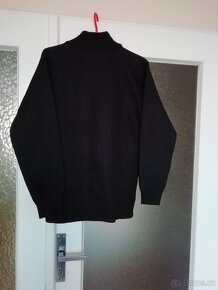 Pánský svetr s fleecovou podšívkou - 2