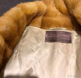 Luxusní dámský kožich-liška -100% leather pravá kožešina 42 - 2
