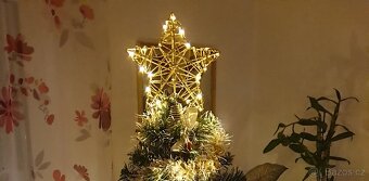 LED vánoční hvězda na stromek - 2
