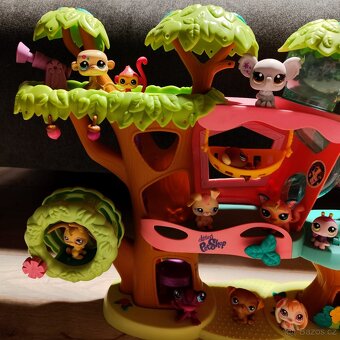LPS sada stromový domeček spoustu zvířátek a doplňky - 2