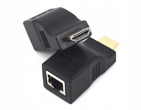 EXTENDER HDMI PŘES KONEKTOR RJ45 CAT 5E/6 30M 4K - 2
