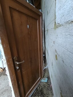 Vchodové dveře, plastové,  použité - 2