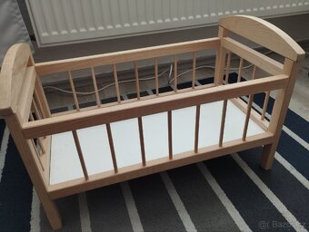 Dětské dřevěná postýlka - 2