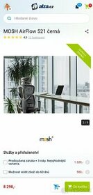 Kvalitní kancelářská židle Mosh Airflow 521 ZÁRUKA - 2