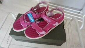 nové sandály Timberland, růžové, pohodlné, kvalitní značka, - 2