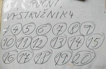 Ruční výstružníky Ø 4-20mm - 2