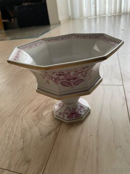 Prvorepubliková porcelánová mísa na noze - 2