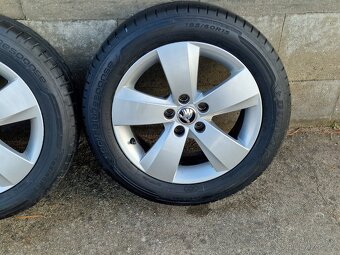 185/60/15 Letní alu kola Škoda Fabia III 5x100 - 2