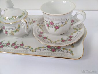 Porcelánový set pro dva na kávu nebo čaj - 2