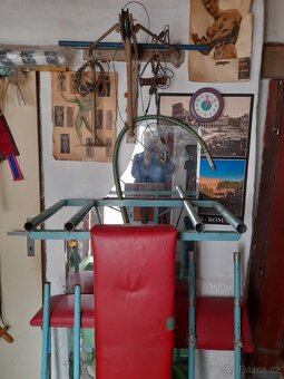 Ručně originální fitness lavička zdvihací foto - 2