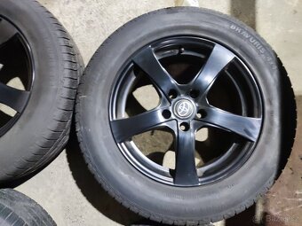 Alu kola 5x114.3, 7Jx17, ET 48 + pneu 225/65R17 - 2