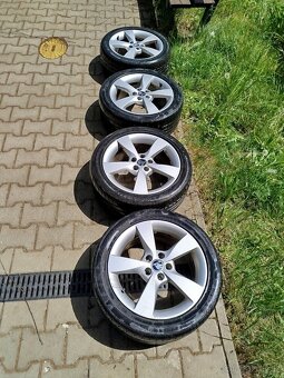 Alu kola Škoda R16 5X100 LETNÍ PNEU 215/45 - 2