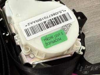 ŠKODA FABIA 2 5J - pásy LP+PP 5J0857701B 5J0857702B - 2