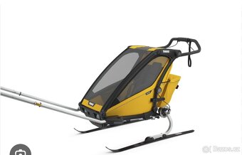 Thule Chariot Sport 1 Yellow – vč. výbavy na běžky - 2