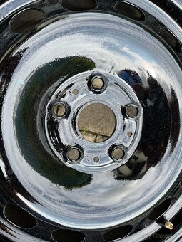 4x plechové disky 5x112 R16 - vw, audi, škoda, seat - 2
