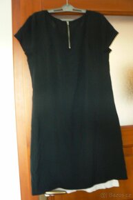 Černobílé šaty Desigual s průstřihy a podšívkou vel. M/L - 2