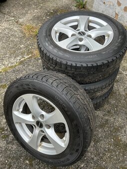 Alu kola R16 5x120 VW Transporter T5 + zimní pneu 205/65/16C - 2