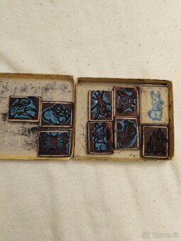 Retro hračky razítka - 2