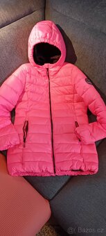 Zánovní divčí/dámská zimní prošívaná bunda  SAM  vel.164 - 2
