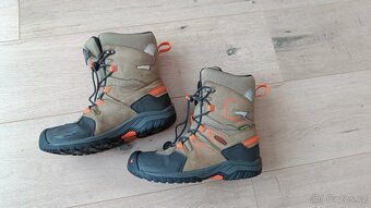 Prodám dětské teplé vysoké zimní boty Keen vel. EU 34 - 2