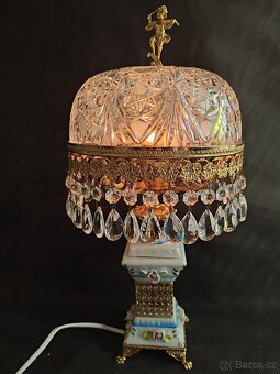Křišťálová stolní lampa - 2