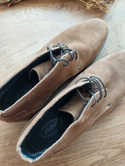 Vel. 43 kožené kotníkové boty - 2