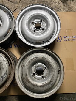Prodám originální plechové disky 5Jx13H2 4x100 R13 ET 38 pro - 2