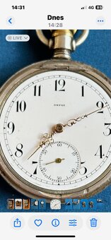 Pánské kapesní hodinky OMEGA - zajímavý model. - 2