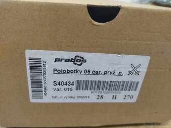Polobotky vzor 05 černé - 2