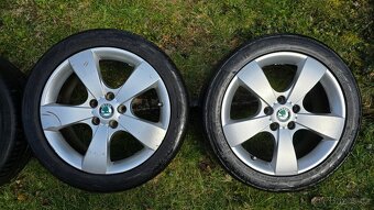 originál Alu kola Škoda Octavia 7Jx17 H2 ET54 - 2
