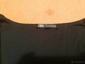 Sportovní dámský černý nátělník Zara - velikost L - 2
